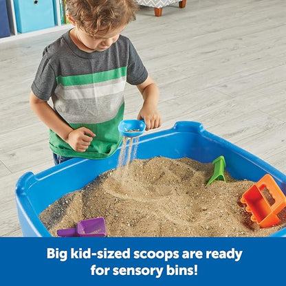 Learning Resources Helping Hands Sensory Scoops, Autism Sensory Toys, Sensory Toys for Autistic Children, Sensory Toys for Toddlers, 4 Pieces, Ages 3+
