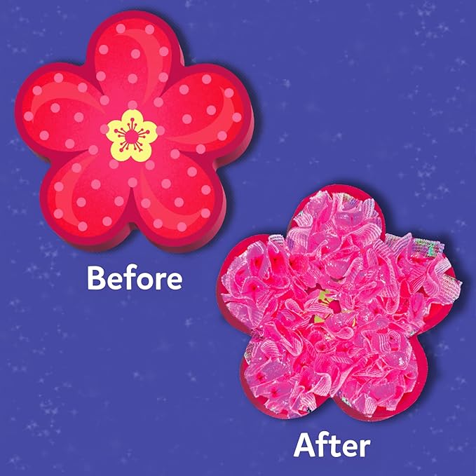 Skillmatics Poke-in Art - Flower Bouquet, DIY Wood Craft Kit, Mother’s Day Gift, Mess-Free Creative Play for Girls and Boys Ages 4, 5, 6, 7, 8, 9, Fine Motor Skills