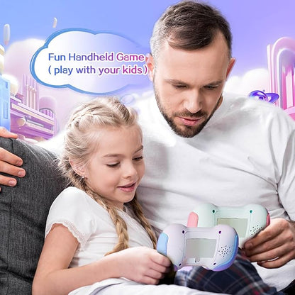 Christmas Fast Push Game Fidget Toys Handle, Upgraded Flashing Quick Press Games Pro for Kids, Speed Push Light Up Fidget Game, Educational Handheld Console Gamepad Toy for Boys, Girls