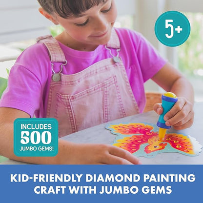 Educational Insights Jumbo Gem Kit - Arts and Crafts for Kids, Toddler Art Supplies, Toddler DIY Sensory Activity, Gift for Girls and Boys Ages 5+