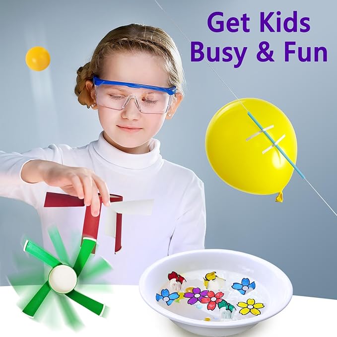 UNGLINGA 53 Experiments Science Kits for Kids Boys Girls, Gift Ideas for Birthday Christmas, Chemistry Physics Set, STEM Activities Learning Educational Scientist Toys