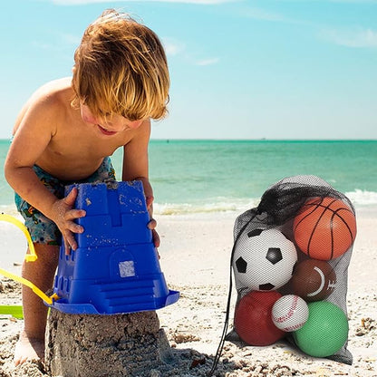 GSE Games & Sports Expert 5"/7"/8.5"/10" Inflatable Playground Ball, Kickball, Bouncy Dodge Ball, Handball for Kid/Adult, Perfect for Recess Ball Games, Gym, Yoga Exercises, Schools Sports Activities
