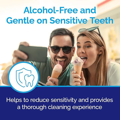 ioRinse Ready-to-Use (RTU) Mouthwash for Fresher Breath, Halitosis Relief, Alcohol-Free, Fluoride-Free and a Professional Clean, Original ioRinse RTU Mouth Wash, Zero Alcohol - Green Apple Flavor, 1L