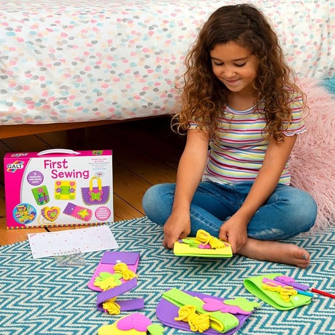 Galt Toys, First Sewing Kit for Kids, Learn to Sew DIY Craft Kit, Ages 5+