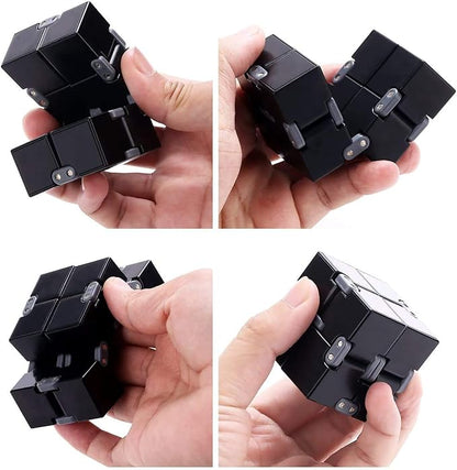 Handheld Mini Fidget Toy Set Fidget,Infinity Cube,Fidget Cube,Glow in The Dark Fidget Spinner Stress and Anxiety Relief Stuffer Gift for Teen Kids Adults with