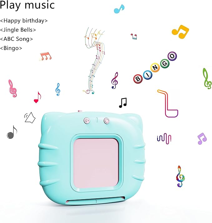 Lapare Audible Educational Toy with Music for Toddlers Age 1 2 3 4 5, 252 Sight Words Flash Cards Kindergarten Toy for Kids to Learn Alphabet Number Color Shapes and More