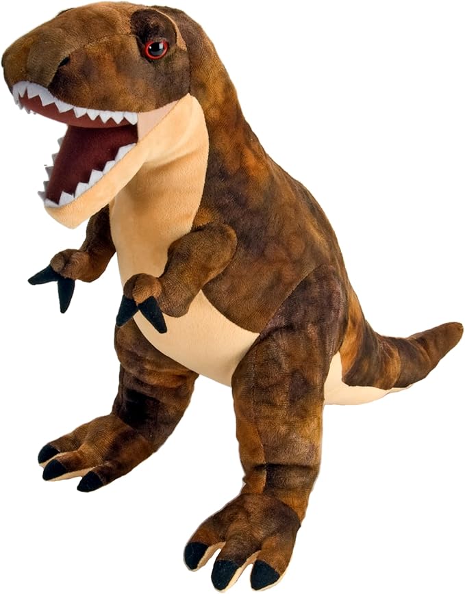 Wild Republic T-Rex Plush, Dinosaur Stuffed Animal, Plush Toy, Gifts for Kids, Dinosauria 19"