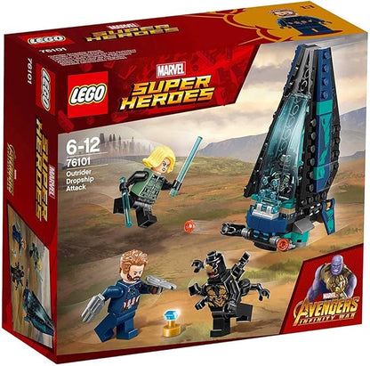Lego 76101 Marvel Avengers Infinity War Outrider Dropship Attack Playset