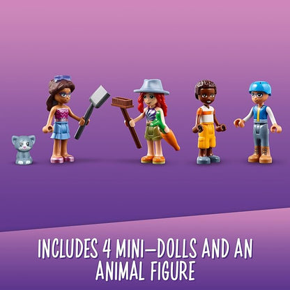 LEGO Friends Canal Houseboat 41702 Building Kit; Comes with 4 Mini-Dolls Including Mia and 1 Animal Toy; Birthday Gift for Kids Aged 7+ (737 Pieces)