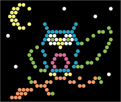 Lite-Brite Peg and Template Refill Pack, Light Up Drawing Board Accessories, LED Pegs with Colors, Toys for Creative Play, Light Toys for Kids Aged 4 +