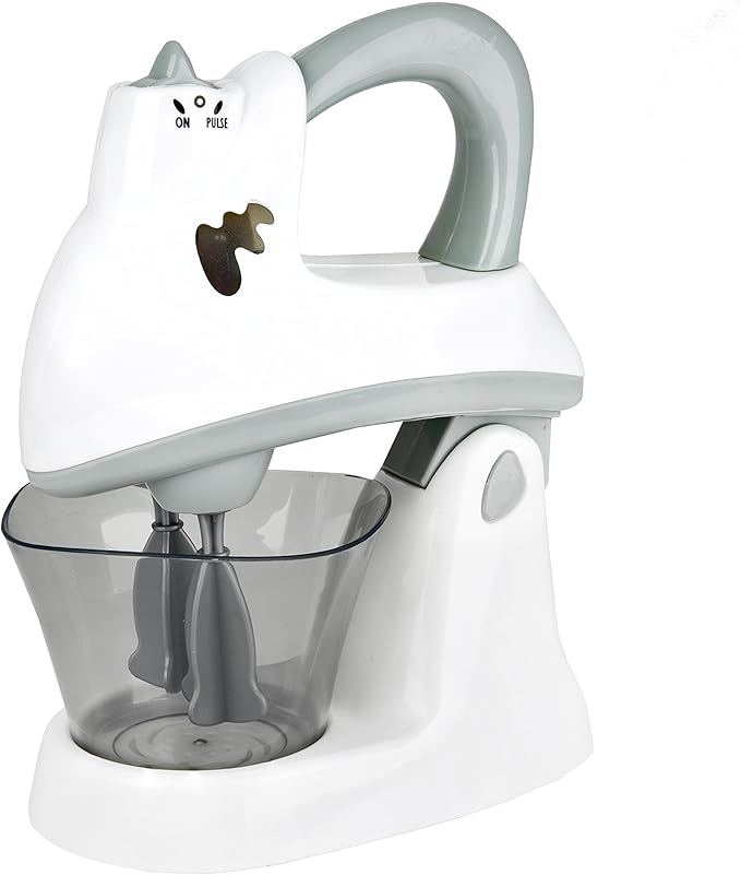 Constructive Playthings 4 pc. Pretend Play Action-Fun Appliances Set with 8" H. Blender, Mixer, Popping Toast Toaster and Water Dispensing Coffee Maker for Ages 3 Years and Up