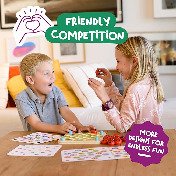 Nene Toys Educational Memory Extension Cards - 24 Extra Themed Patterns – Additional Matching Cards with Numbers, Letters, Animals, Body Parts Exclusive Size