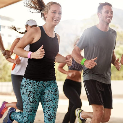 CHENGU 36 Pieces Silicone Slap Bracelets Multicolor Slap Wrist Soft and Safe Slap Bands Wrap Slap Wristband for School Party Favors DIY Painting Wristband Craft Project, 8.46 x 1 Inch