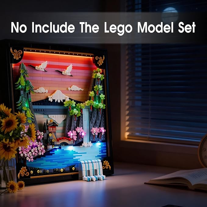 LED Light for Lego 31218 Japanese Cherry Blossom Landscape Set, Light Kit Compatible with Lego 31218 Building Blocks Model, Not Included The Model Set