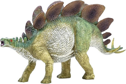 Gemini&Genius Stegosaurus Dinosaur Toy Figure for Kids, Dinosaurs Action Figurine Dino Collection Dinosaur Model Toys for Boys and Girls 4-12 Years Old（Green）