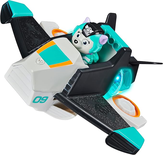 Paw Patrol, Jet to The Rescue Everest Deluxe Transforming Vehicle with Lights and Sounds
