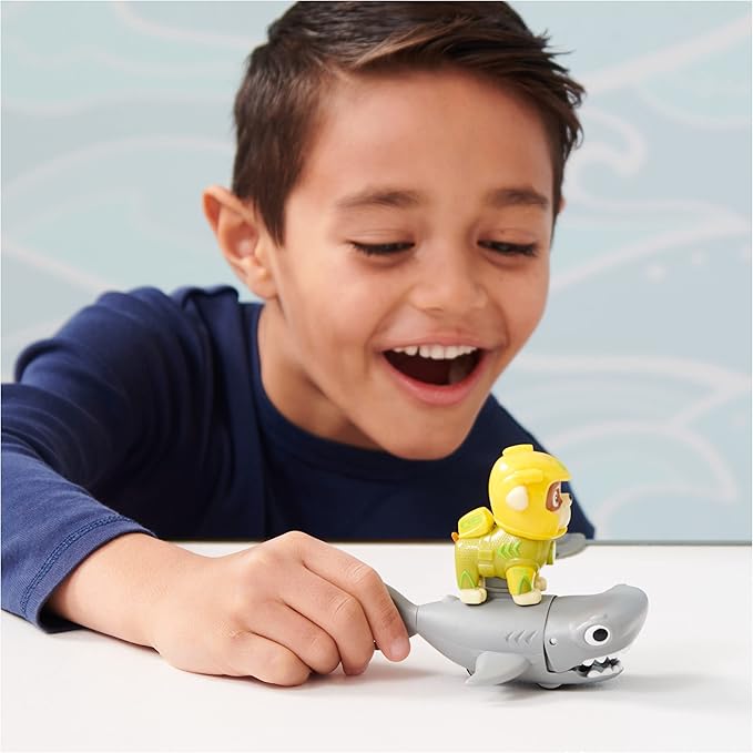 Paw Patrol, Aqua Pups Rubble and Hammerhead Action Figures Set, Kids Toys for Ages 3 and up
