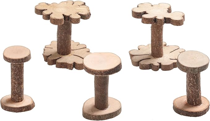 LAZACA Wood Craft Kits DIY for Kids Ages 5-20 Wooden Art Paint Bulk Crafts Garden Playset Loose Parts Play Materials L/21X17X4cm