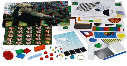 Thames & Kosmos Optical Illusions STEM Experiment Kit | 35 Amazing Optical Experiments | Explore Physics of Light, Optics, Perception | Includes 3D Glasses | Build a Camera Obscura | for Ages 8+