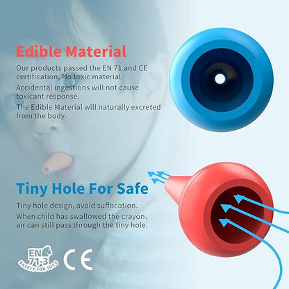 Gibot 12 Colors Toddlers Crayons Palm Grip Crayons, Finger Paint Crayons Sticks Stackable Toys Safe for Kids, Children, Boys and Girls