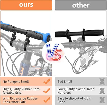 Kids Bike Seat Child Bike Seat Front Mount Toddler Bike Seat for 2-5 Years Child Bicycle Seats with Foot Pedals Compatible with All Adult Mountain Bikes