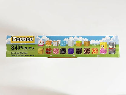 Magnetic Blocks - Build Mine Magnet World Magic Portal Set, Magnetic Tiles Building Blocks Toddler Toys STEM Sensory Outdoor Toys for 3+ Year Old Boys & Girls, Creative Kids Games Kids Toys 84PCS