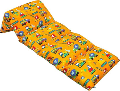 Wildkin Microfiber Pillow Lounger, 87 X 27 Inches, Under Construction