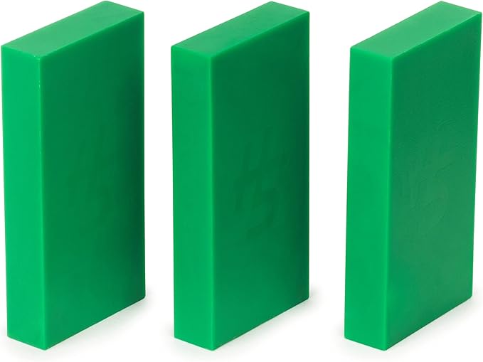 Spin Master Games H5 Domino Creations, 60-Piece Neon Blue/Green Set by Domino Artist Youtuber Lily Hevesh Classic Family Game, for Adults and Kids Ages 5 and up