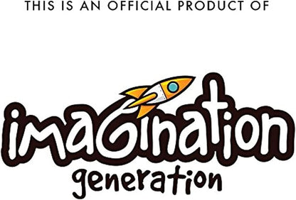 Imagination Generation 100 Piece Natural Wooden Building Block Set with Carrying Bag – Children's Deluxe Stacking Toy Set