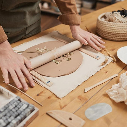 Landical 6 Pack Air Dry Clay 6 lbs Self Hardening Pottery Clay Porcelain All Purpose Natural Modeling for Adults Kids Beginners Advanced Sculptors DIY Crafts Art, 6 Colors