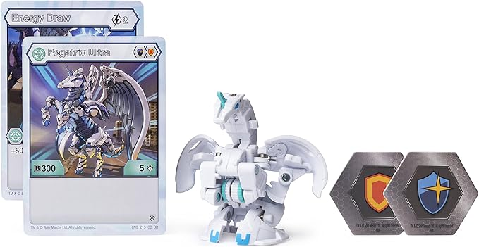 Bakugan Ultra, Pegatrix, 3-inch Collectible Action Figure and Trading Card, for Ages 6 and Up
