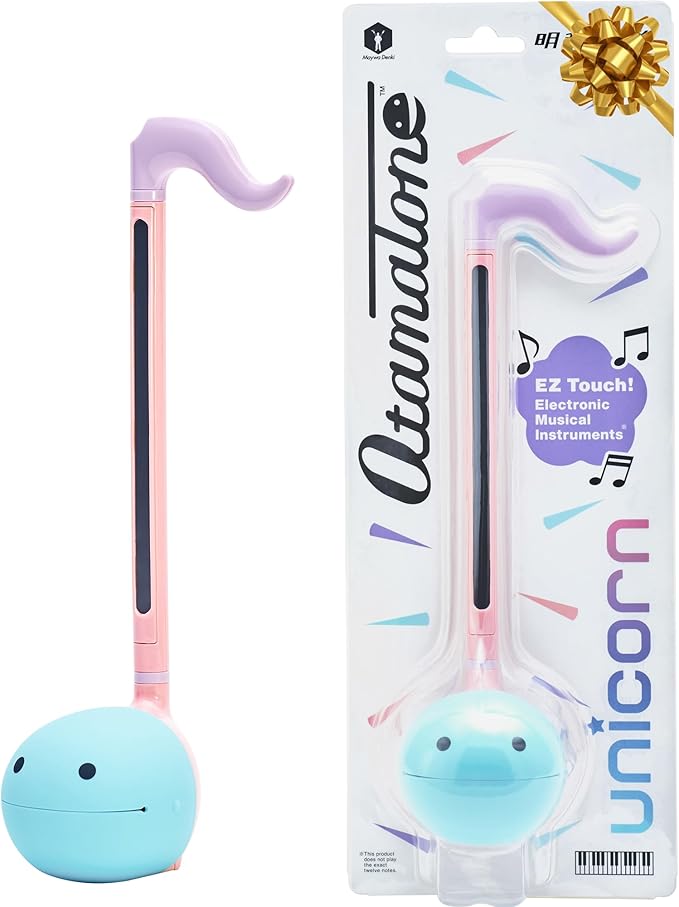 Otamatone Japanese Electronic Musical Instrument Portable Music Synthesizer from Japan by Maywa Denki Studio Award Winning Educational Fun Gift for Children, Teens & Adults - Unicorn
