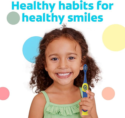 Colgate Bluey Extra Soft Toothbrush for Kids, Kids Toothbrush Pack with Built in Suction Cup Toothbrush Holder, Designed for Children Ages 2 and Up, Extra Soft Bristles, 2 Count (Pack of 5)