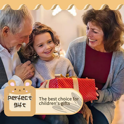 TQQFUN Pet Pretend Play Toys, 33 PCS Hamster Figures Playset Toy, Realistic Detailed Pet Care Center, Hamster Care Role Play Educational Toys, Gift for Kids Toddlers Boys and Girls