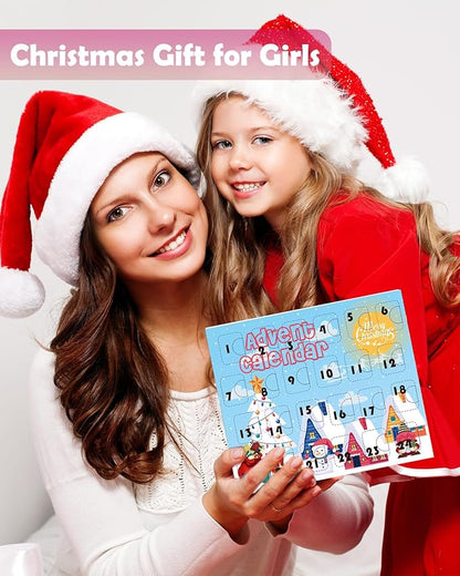 Advent Calendar 2024 Girls Unicorn Charm Bracelets Making Kit, 24 Days of Christmas Advent Calendars for Teens Kids Age 6-12, Unicorns Gifts for Girls 6 7 8-10 Girl Craft Toys Countdown Calender.