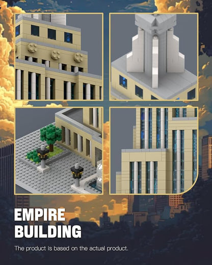 dOvOb Architecture Empire Building Micro Blocks Set（3819PCS） - World Famous Architectural Model Toys Gifts for Kid and Adult