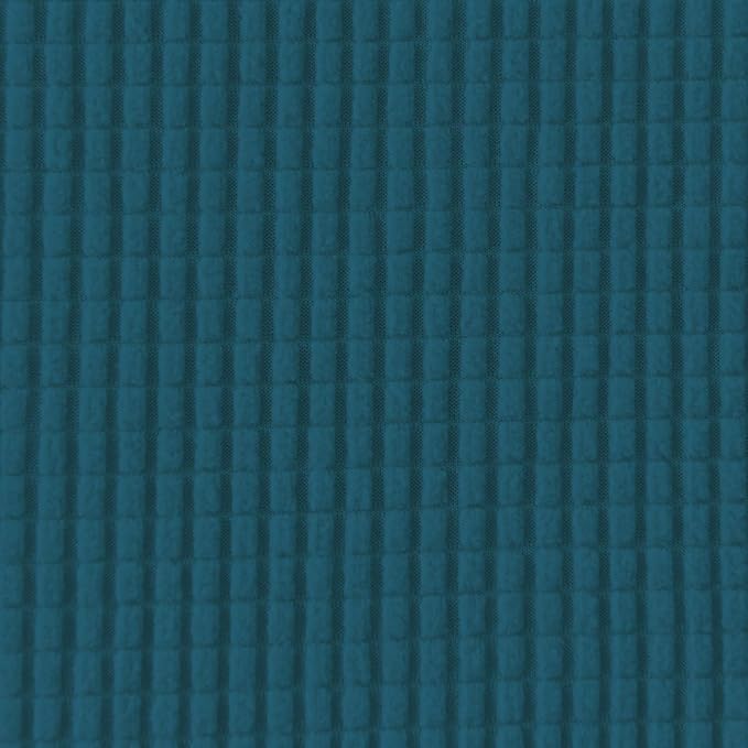 Easy-Going Oversized Recliner Stretch Sofa Slipcover Sofa Cover 1 Piece Furniture Protector Couch Soft with Elastic Bottom Kids,Polyester Spandex Jacquard Small Checks(Oversize Recliner,Peacock Blue)