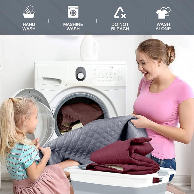 TAOCOCO Non-Slip Recliner Chair Cover Sofa Slipcover, Pet Cover for Large Recliner with Elastic Straps, Washable Chair Seat Cover Recliner Chair Furniture Protector (28'' Oversized, Wine)