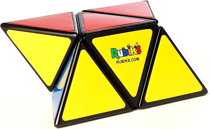 Rubik’s Pyramid, Rubik's Pyramid Pocket Colour-Matching Triangular Cubing Puzzle