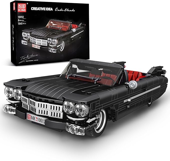 Mould King Sports Car Building Block Kits, MOC Racing Car Model Building Sets, Convertible Car Gifts for Kids Age 8+/Adults Collections Enthusiasts-1,245 Pieces