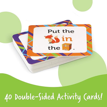 Learning Resources Fox In The Box Position Word Activity Set - 65 Pieces, Ages 4+ Preschool Learning Games, Kindergartner Back to School Games, Classroom Games for Teachers, Phonics Game for Kids