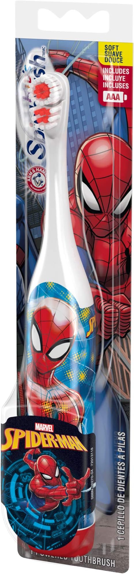 Arm & Hammer Kid’s Spinbrush Spiderman Powered Toothbrush, 1 count