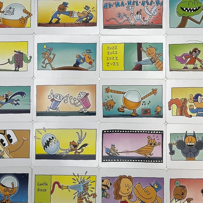 University Games, Dog Man Flip-o-Rama Card Matching Game, Based on The Dog Man Books Series, for 2 or More Players Ages 6 and Up