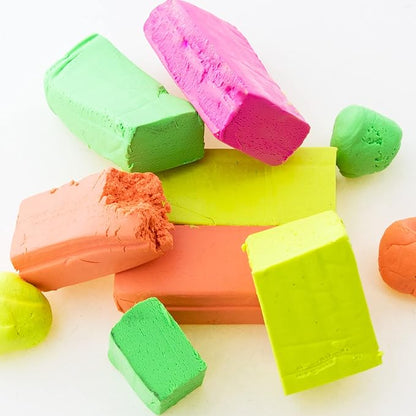 BAZIC Modeling Clay Neon Color 1 LB, Modeling Dough Non Toxic Gift for Artist Kids, Bulk for Classroom, 24-Pack