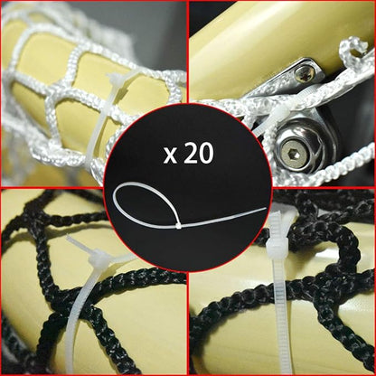 Child Safety Net 3.28ft x 9.84ft Stair Balcony Railing Protector/Pet Toy Anti-Fall Sturdy Polyester White – 1 Pack