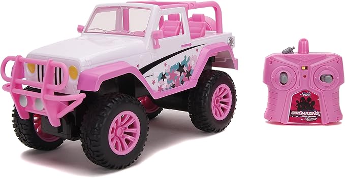 JADA Toys - Girlmazing 1:16 Scale RC Jeep, Exclusive Star Deco Small