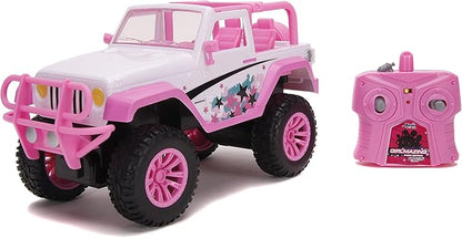 JADA Toys - Girlmazing 1:16 Scale RC Jeep, Exclusive Star Deco Small