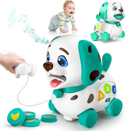 Musical Bilingual Toys for 1 Year Old Boy Gifts, Educational Baby Toys 6-12-18 Months, 1st Birthday Boy Gifts for 1 Year Old Girl Presents, Learning Puppy for Toddlers