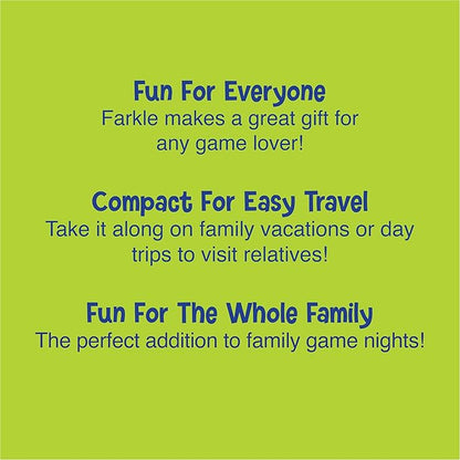 PlayMonster Farkle Classic Dice Game - Family Game Night - Easy to Travel - Ages 8+
