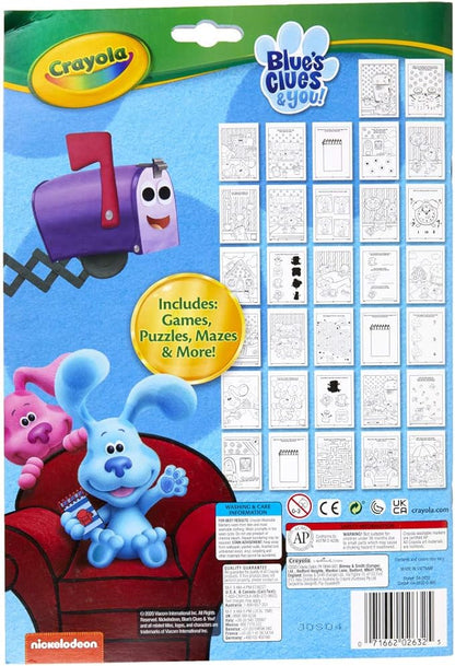 Crayola Blues Clues Color & Activity, 32 Coloring Pages, Gift